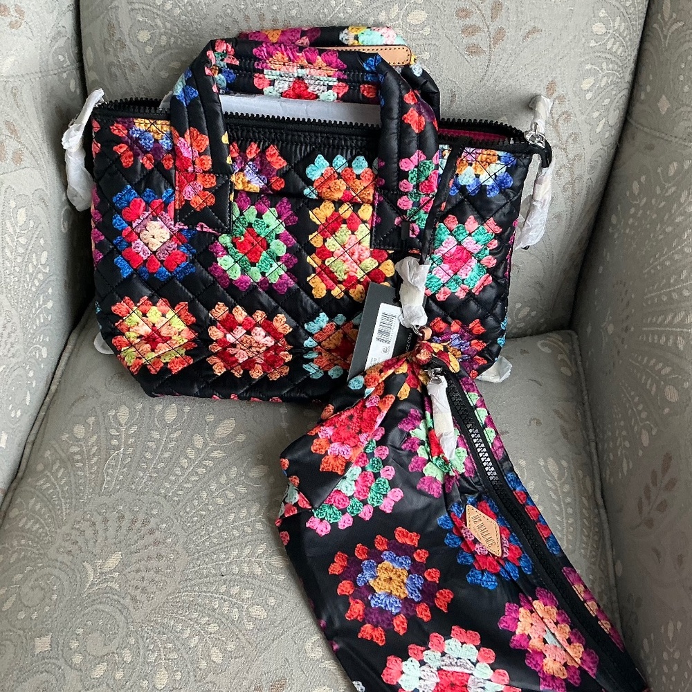NWT MZ Wallace Sutton Deluxe Crochet Print (S)